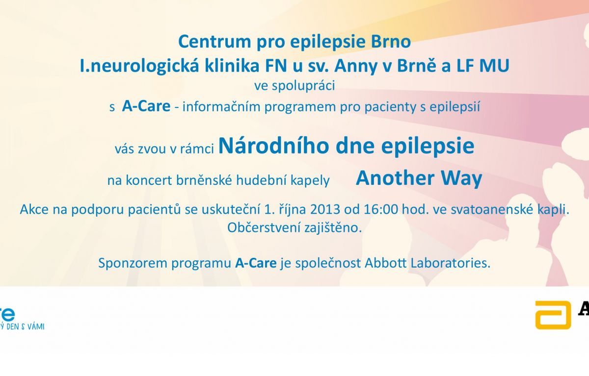 Z archivu: Koncert k Národnímu dni epilepsie